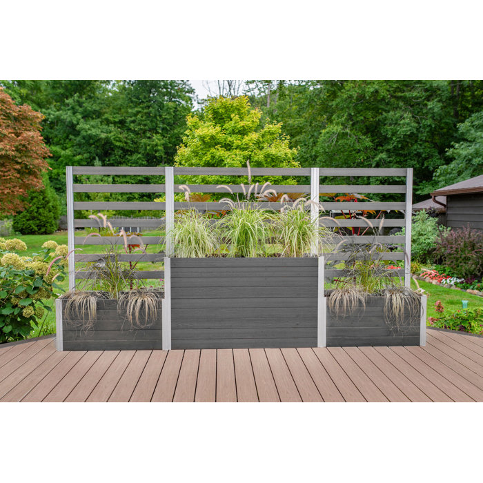 Vita Urbana Composite Planter box with Trellis & Reviews Wayfair
